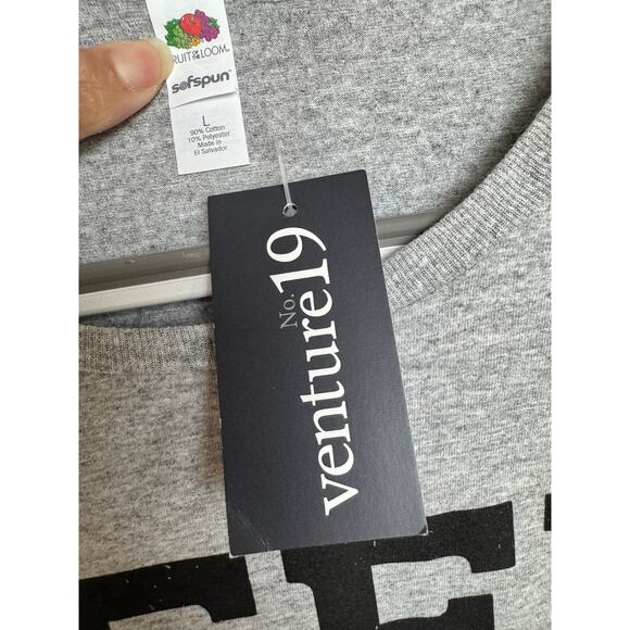 Beer Body Gray Fruit of The Loom T-Shirt NEW 90% Cotton Size Large - Picture 3 of 5